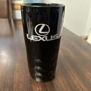Lexus Branded Porcelain Tumbler Heavy Duty Travel Mug Black 15.2 Oz No Lid20